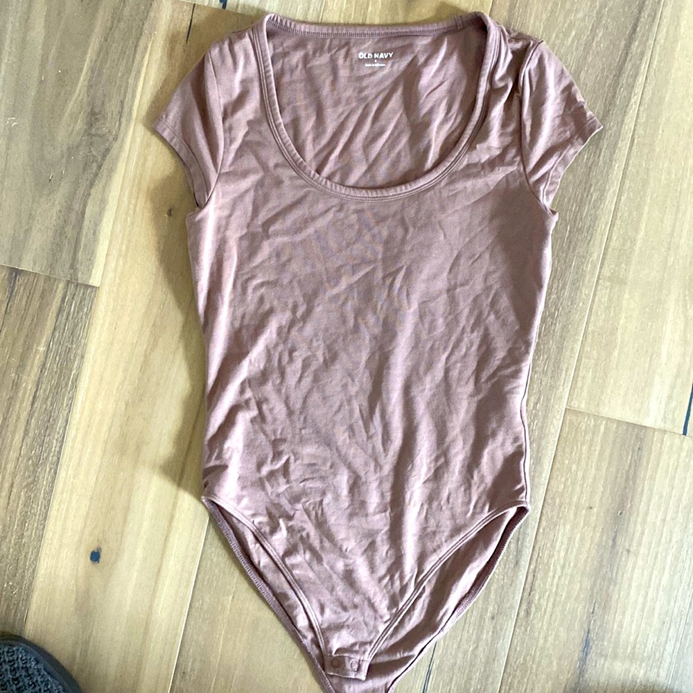 Old Navy taupe body suit